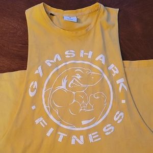 Mens size M gymshark tank yellow